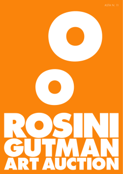 asta n. 11 - Rosini Gutman