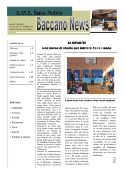 S.M.S. Saxa Rubra - Istitutobaccano.it