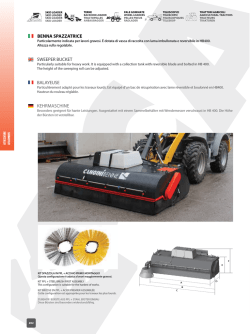 dati tecnici - Cangini Benne