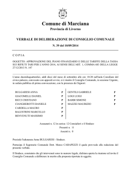 TARI - Comune di Marciana