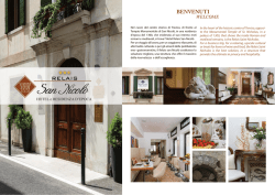 BENVENUTI - Relais San Nicol&ograve;