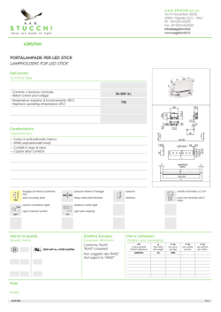 4285/FAU PORTALAMPADE PER LED STICK