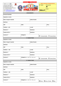 R RALLY - Auto sport promotion