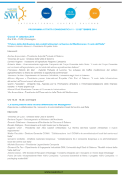 Programma - Comune di Salerno