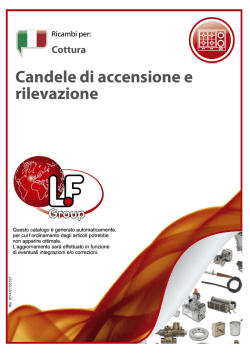 Candele di accensione e rilevazione