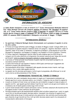 Informazioni Generali Barbagli 2014
