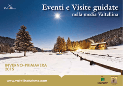 Eventi e Visite guidate - Consorzio Turistico Valtellina Terziere