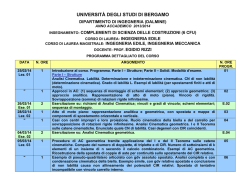 UNIVERSIT&Agrave; DEGLI STUDI DI BERGAMO