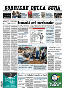 Corriere della sera - 02.07.2014