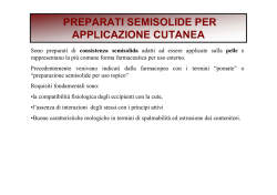 Preparazioni dermatologiche