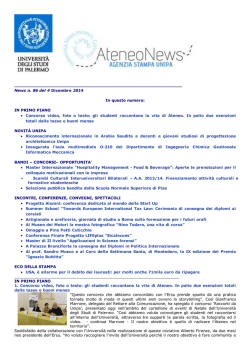 Newletter 4 Dicembre 2014