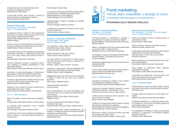 Programma sessioni parallele - Societ&agrave; Italiana Marketing