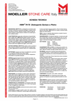 Detergenti per pietra: HMK R175 Detergente Serizzo e Pietra