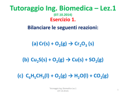 Esercitazione 1 - I blog di Unica