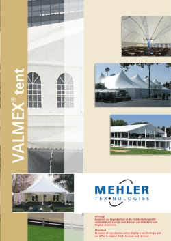VALMEX® tent opaque - Mehler Texnologies