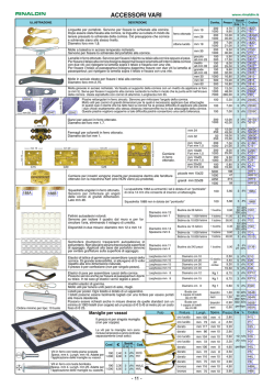 Accessori vari - Maniglie per vassoi