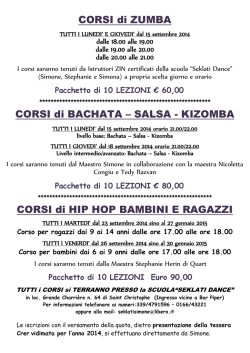 Corsi Latino-Zumba