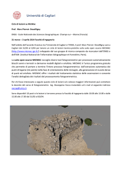 (http://www.micmac.ign.fr/) sviluppato dal suo gruppo di ricerca