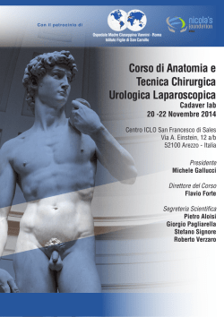 Corso di Anatomia e Tecnica Chirurgica Urologica