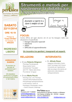 Sabato 22 Novembre 2014 - Liceo scientifico Redi