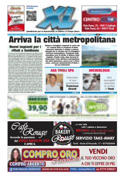 Arriva la citt&agrave; metropolitana