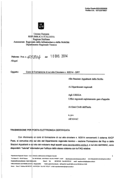 Nota prot. n. 65804 del 10 dicembre 2014