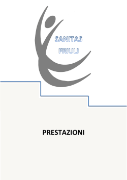 Sanitas Friuli - Prezzi prestazioni
