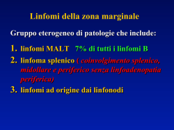 Linfomi della zona marginale - e