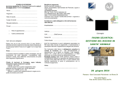 Fauna selvatica - Agripiemontevet