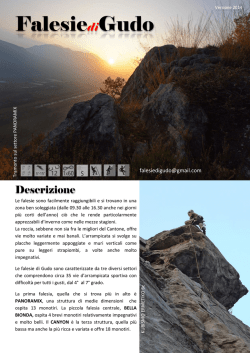 Topo Falesie di Gudo