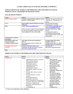 Download - Teoria e Metodologia del Movimento Umano