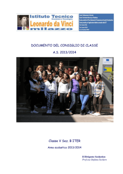 OBBIETTIVO GENERALE - Benvenuti nel sito della nostra Scuola