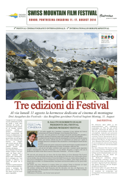 Das programm - Swiss Mountain Film Festival
