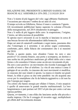 Qui si pu&ograve; leggere il discorso integrale