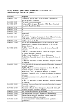 Soluzioni capitolo 5 - Zanichelli online per la scuola
