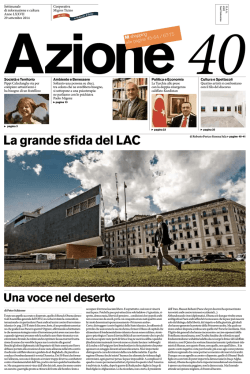 La grande sfida del LAC