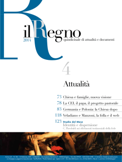 Attualità - Centro Editoriale Dehoniano