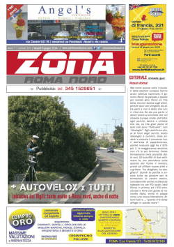 ROMA NORD - Settimanale Zona