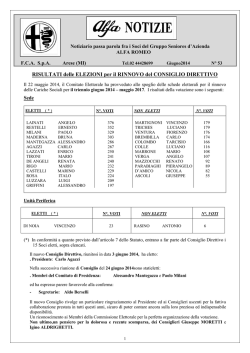 Alfa NOTIZIE n.53 Giugno 2014