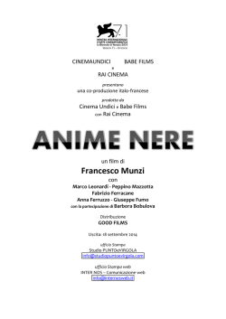 Scarica il pressbook completo di Anime nere