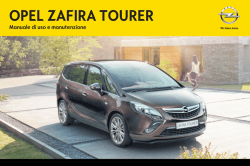 Zafira-C Manuale di uso e manutenzione
