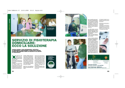 servizio di fisioterapia domiciliare