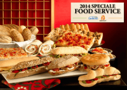 FOOD SERVICE - Pane per ristorazione