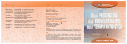 dalla prescrizione alla somministrazione della terapia