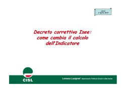 Come cambia il calcolo Isee