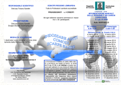 Programma Dettagliato - Ospedale di Circolo e Fondazione Macchi