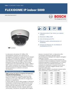 FLEXIDOME IP indoor 5000 - Bosch Security Systems