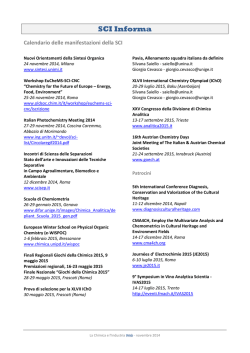SCI Informa - Societ&agrave; Chimica Italiana