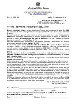 SCUOLA PRIMARIA RUBRI progetto di plesso &ldquo;Naturalm@nte