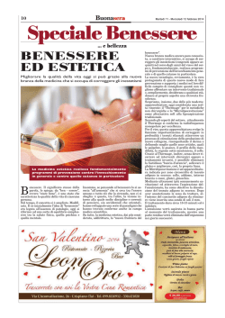 Speciale Benessere